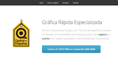 Desktop Screenshot of centraldasetiquetas.com.br